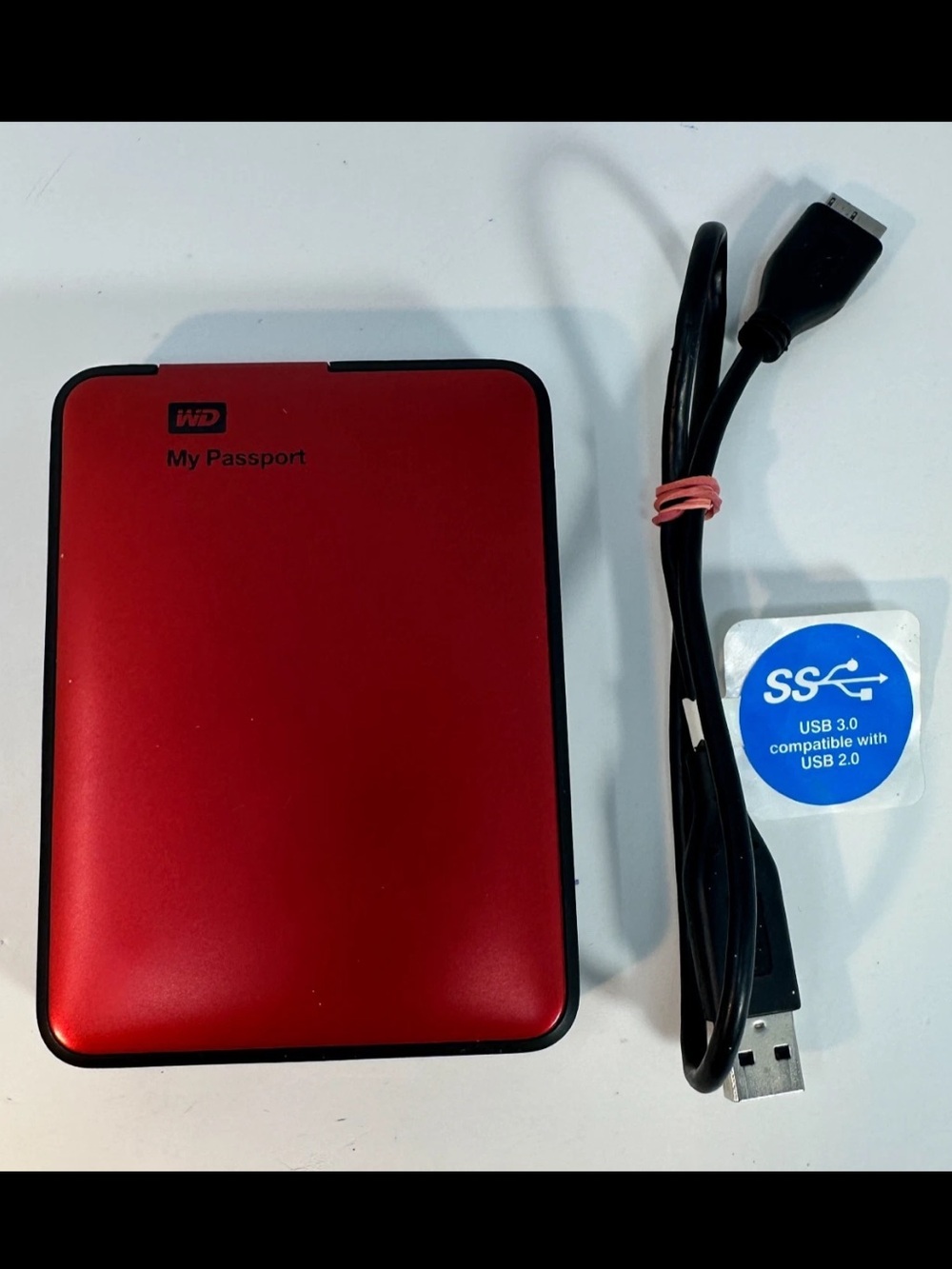 Western Digital [WD] My Passport 1TB External HDD Red #WDBZFP0010BRD